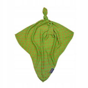   TEXPOL Bambusova plenica 75x75 SATJE Rumena z zelenimi pikami