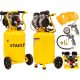 Brezoljni kompresor Stanley 50L - 8 bar - Tiho delovanje 59dB - Set