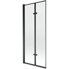 Dvodelni paravan za kad Mexen 80 x 150 cm prozoren