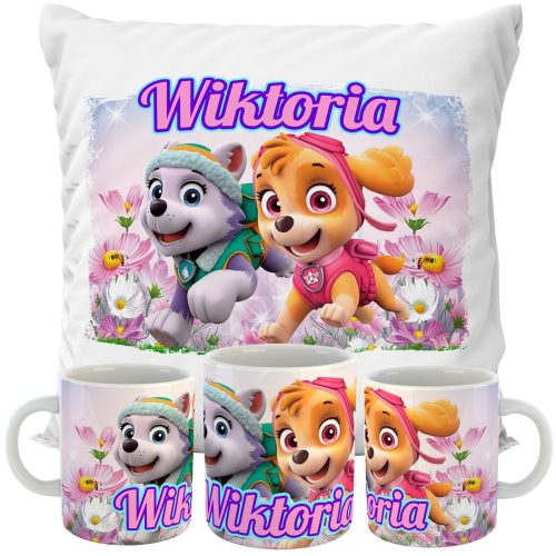  SKYE PAW PATROL BLAZINA + KOMPLET SKODIL DARILO ZA IMENA