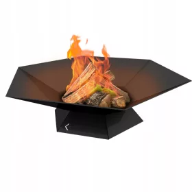    Kamin KRATKI GOBLET Žar Kotel Vrtna Terasa VELIK Kamin Jeklo