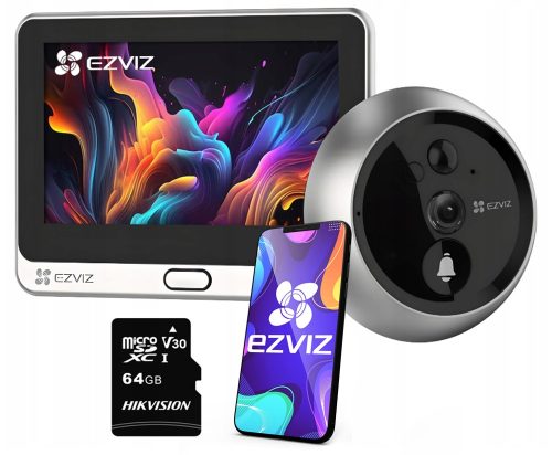 Elektronsko iskalo DP1C EZVIZ WiFi Dzwonek z kamerą i czujnikiem ruchu