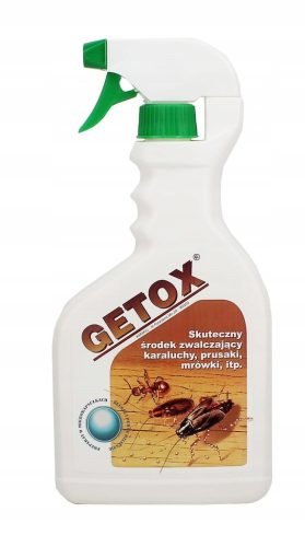 GETOX - UČINKOVITO RAZPRŠILO Z DOLGOTRAJNIM DELOVANJEM ZA ŠČURKE, MRHVICE IN MRHINJE 600 ML