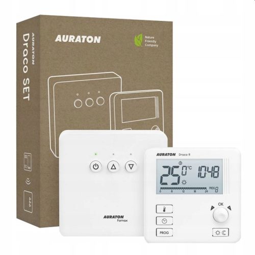 Draco-Set Brezžični Regulator za Sobo Auraton
