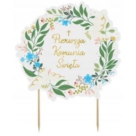 Topper za torto 'Prva sveta obhajila', 16,7x20 cm