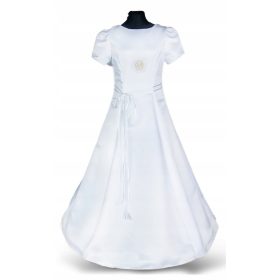   Elegantna bela obhajilna obleka ALBA za komunijo ali posebne priložnosti