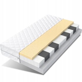    Vzmetnica za zdravo spanje, srednje mehak lateks 190 x 80 x 14 cm