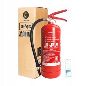   Gasilni aparat na prah 4kg GP4x ABC MOBIAK s obešalom in certifikati
