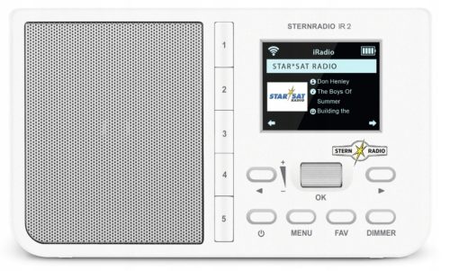 TechniSat Internetni radio STERNRADIO IR 2 z Wi-Fi povezavo in baterijo