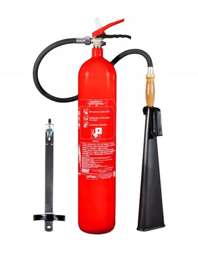 Gasilni aparat na sneg 5 kg CO2 89B tip GS5x + obešalnik