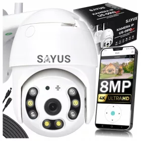   Kamera za dom in poslovne prostore z zunanjim in notranjim nadzorom 8MPx 4K Ultra HD IP WiFi 4x ZOOM z detekcijo gibanja. Vrhunska kakovost slike za jasen pregled, enostavna namestitev in upravljanje 