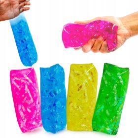   Vodni zmaj Skill - Set 6 kosov vodni zmaj Senzorična igra - Različne barve 12 cm