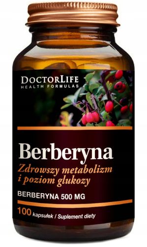 Doctor Life Berberin - 100 kapsul za boljši metabolizem in raven glukoze