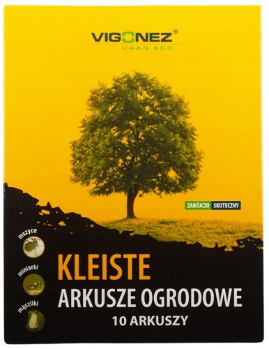 VIGONEZ Lepilne vrtne plošče proti listnim ušem in mrčesu