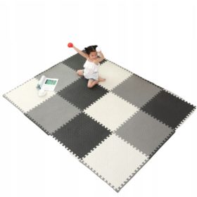  VELIKA PENASTA PODLOGA 240x180x1,2 PUZZLE 12 ELEMENTOV