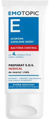 EMOTOPIC S.O.S. MEDICAL Pripravek za obraz AZS za obraz in telo, 30 ml