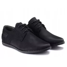   Otroški čevlji za obhajilo Wojtyłko, črni, ekološko usnje, št.31