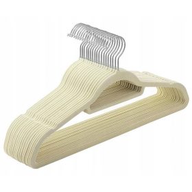   Viseči plastični obešalnik za oblačila Gockowiak, odtenek bež