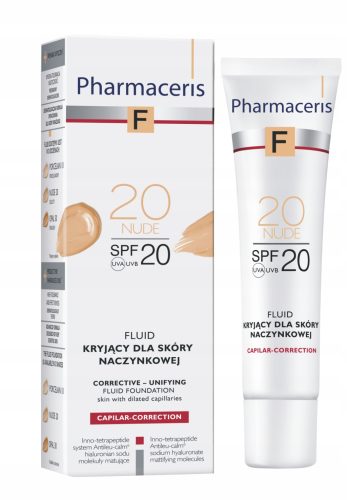 Fluid za Korekcijo Rdečice in Nepravilnosti Pharmaceris za Občutljivo Kožo SPF 20