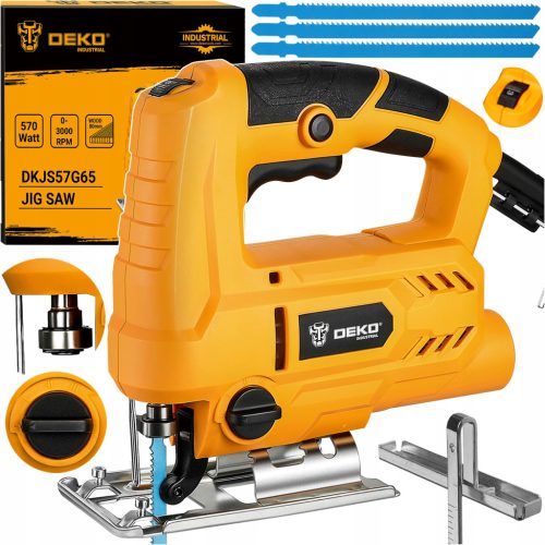 Vobodna žaga DEKO DKJS57G65 570 W, omrežno napajanje