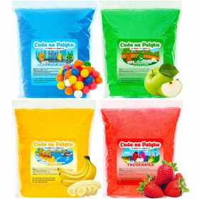 Sladkorna Vata Čudeži na Palčki Mešanica Okusov 4 x 1 kg