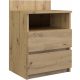 Komoda TopEshop Malwa 40 x 32 x 59 cm mat artisan hrast