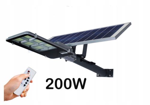 Luminiscentna svetilka PMC Green Poland 200 W 6000 lm na baterije, na sončno energijo
