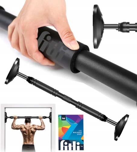 PULL-UP BAR, VSESTRANSKA REGULIRNA JEKLENA PALICA ZA VADBO, 69-100