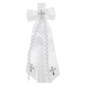 Kokarda za svečo za krst in obhajilo