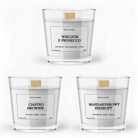 Dišeče sojine sveče Vitafarm set 3 kos