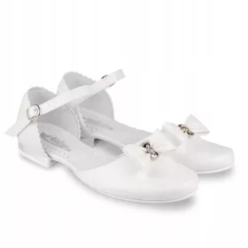 Beli obhajilni čevlji za deklice KBD-671 - Velikost: 34