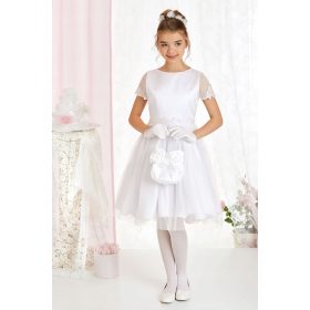 Eleganten obhajilna obleka 140 Christina bela znamke Emma