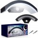 Decorya Senzorska zunanja LED svetilka s črno belim ohišjem, IP65 odpornostjo na vodo in integriranim 12 W LED virom