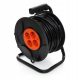 Garden Extension Cord Kraft&Dele 25m, 4 Outlets, Black