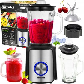 Blender z vrčem Mesko MS40801 1200 W srebrno/siv