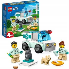 LEGO City 60382 Veterinarska ambulanta za otroke od 4 let