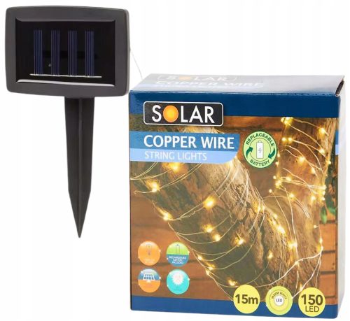 Slovenian Name: Dekorativna solarna veriga lučk YAPPA-K 150 LED 16,5 m

SEO-Optimized Description:
Dekorativna solarna veriga lučk YAPPA-K je idealna za ustvarjanje čarobnega vzdušja v vašem vrtu, na 