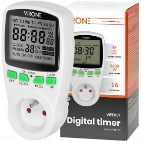   Elektronski časovnik Virone DT-1 za natančno upravljanje električnih naprav