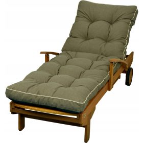 Blazina za vrtni stol 197 x 60 cm siva