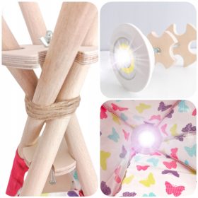   Otroški stabilizator šotora Tipi Wigwam Teepee LED + brezplačno