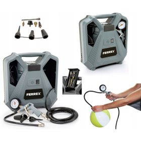 Ferrex mobilni kompresor brez olja 180 l/min 8 bar