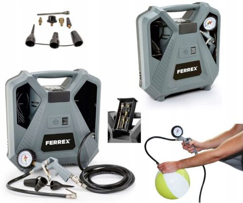 Ferrex mobilni kompresor brez olja 180 l/min 8 bar