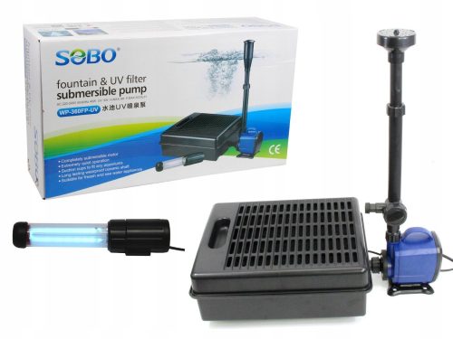 rpalka za vodnjak SOBO WP-360FP-UV 40 W 3000 l/h - Fontana, Filtr, UV Svetilka