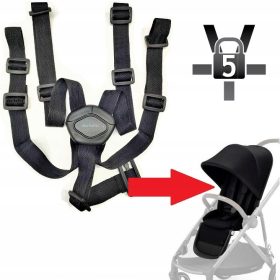 Pasovi za otroški voziček Bebetto Luca