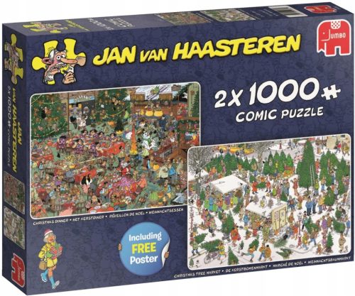  Sestavljanka 2 x 1000 kosov JAN VAN HAASTEREN Božič str