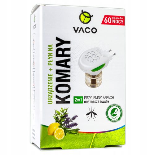 VACO ECO Elektro + tekočina proti komarjem, mušicam in mušicam (Citronella, 60 noči) - 45 ml