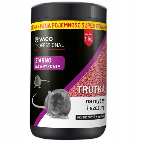 ULTRA MOČAN STRUP ZA MIŠI IN PODGANE 1kg BROMADIOLON SEED VACO PRO