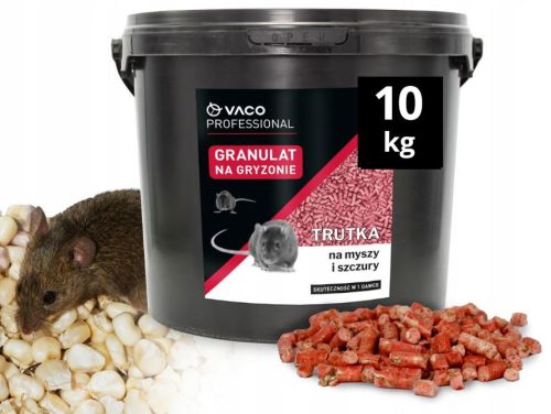 ULTRA MOČAN STRUP ZA MIŠI IN PODGANE 10 kg BROMADIOLON GRANULATI VACO PRO