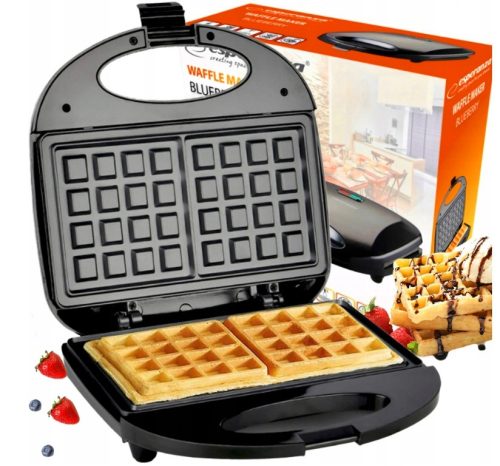  Esperanza električni kontaktni žar WAFFLE MAKER D5 črn 750 W
