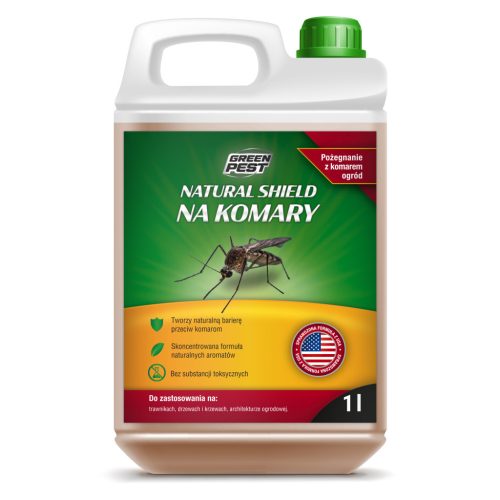 Zeleni ščit za zaščito pred komarji in klopi Natural Shield 1L